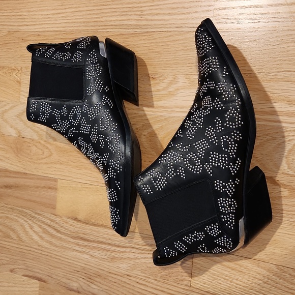 Rag & Bone Westin Boot. Leopard stud, black and silver. - Picture 4 of 10